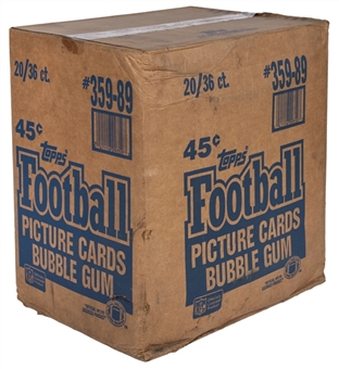 1989 Topps Football Unopened 20 Box 36 Pack Per Box Case